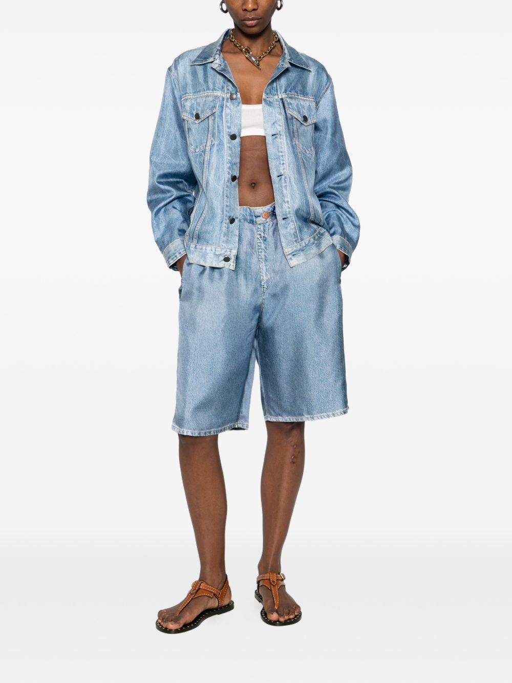 Pierre Louis Mascia Pierre Louis Mascia Silk shorts
