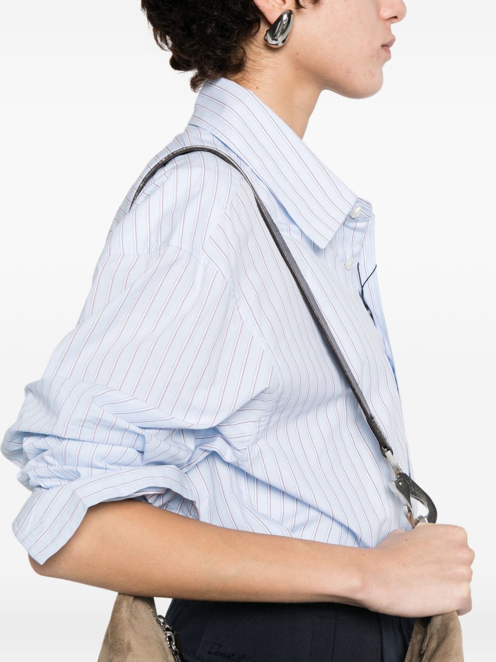 Dunst Dunst Striped cotton shirt