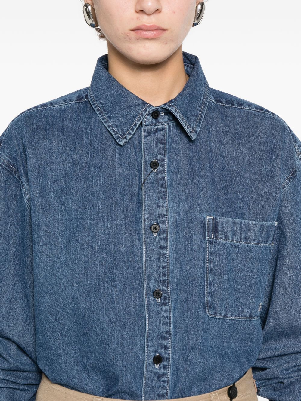 Dunst Dunst Denim cotton shirt
