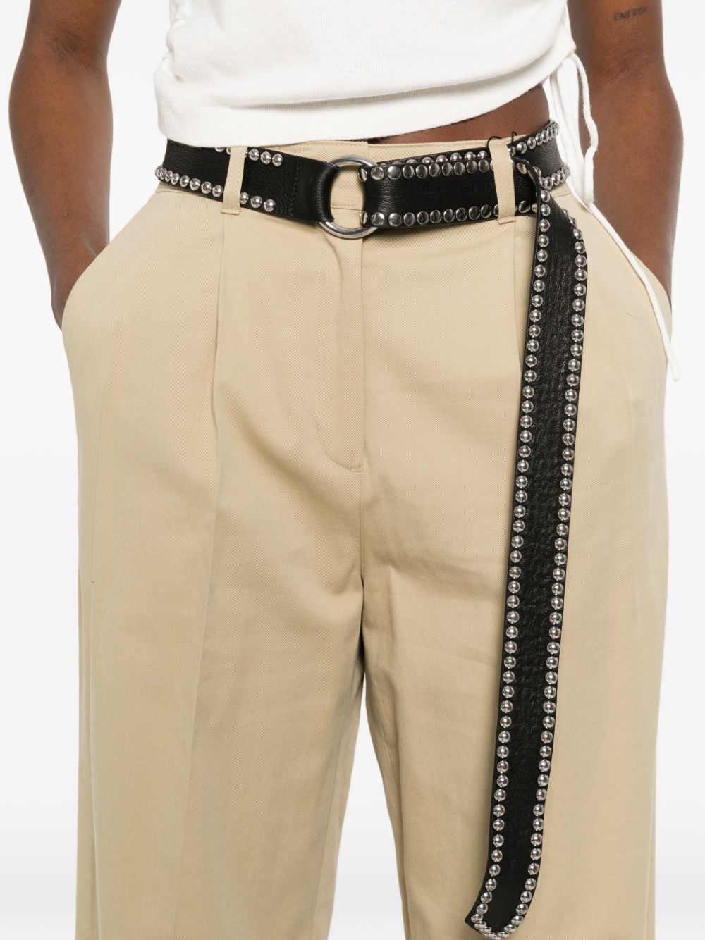 Dunst Dunst Cotton blend chino trousers