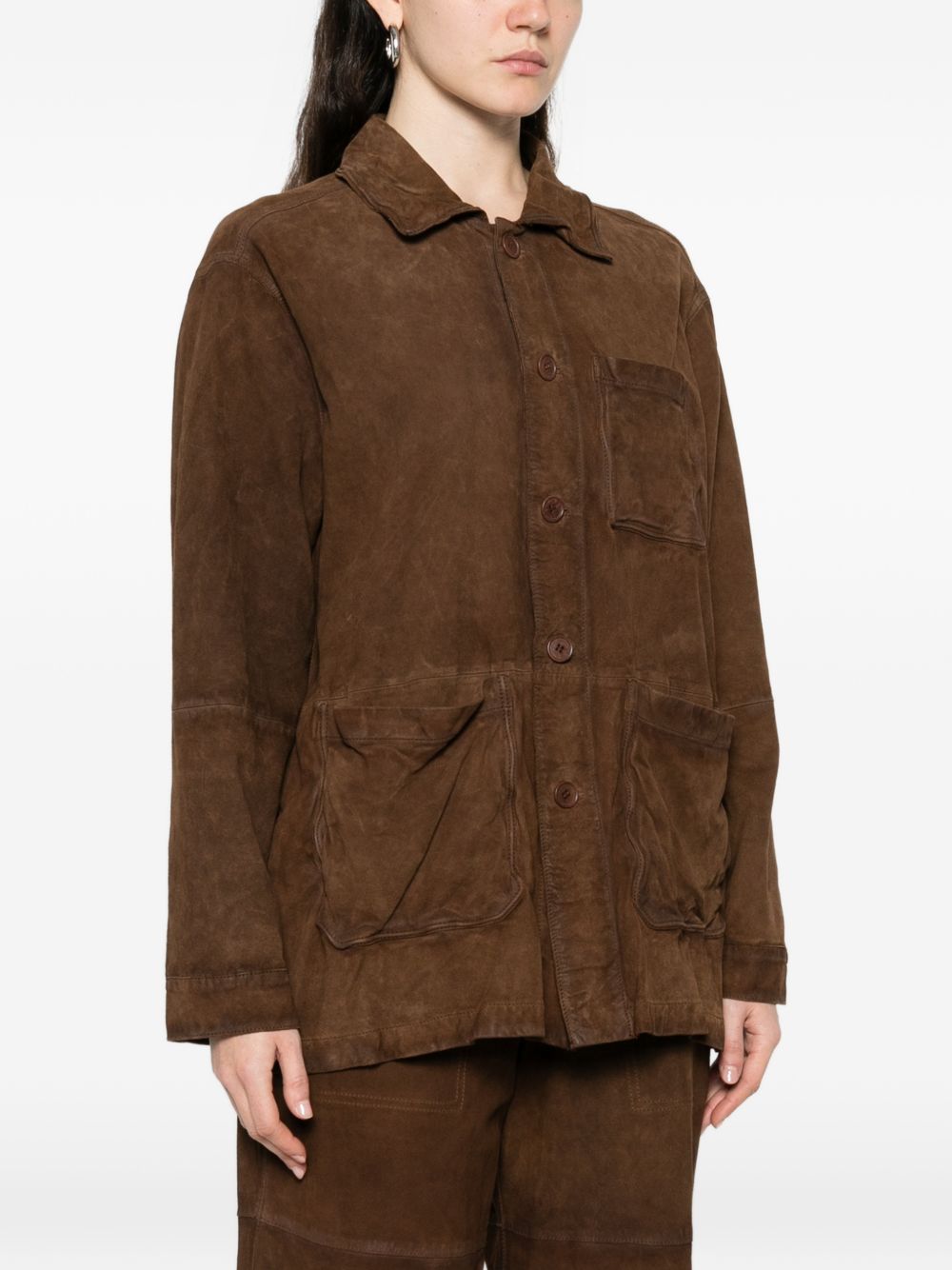 Parosh Parosh P.A.R.O.S.H. Suede leather jacket