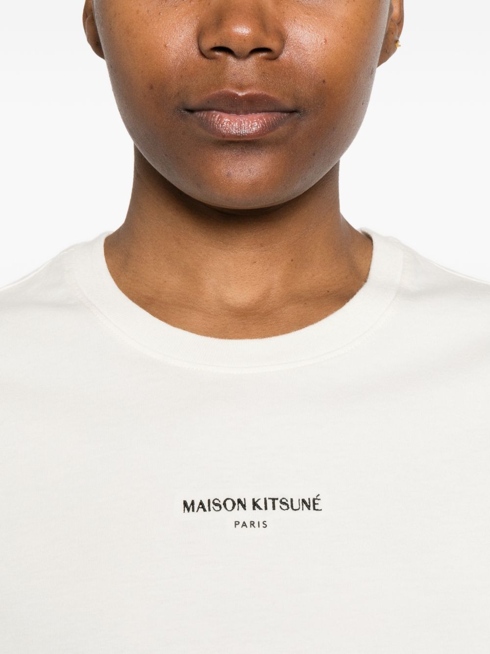 Maison Kitsuné Maison Kitsuné Logo cotton t-shirt