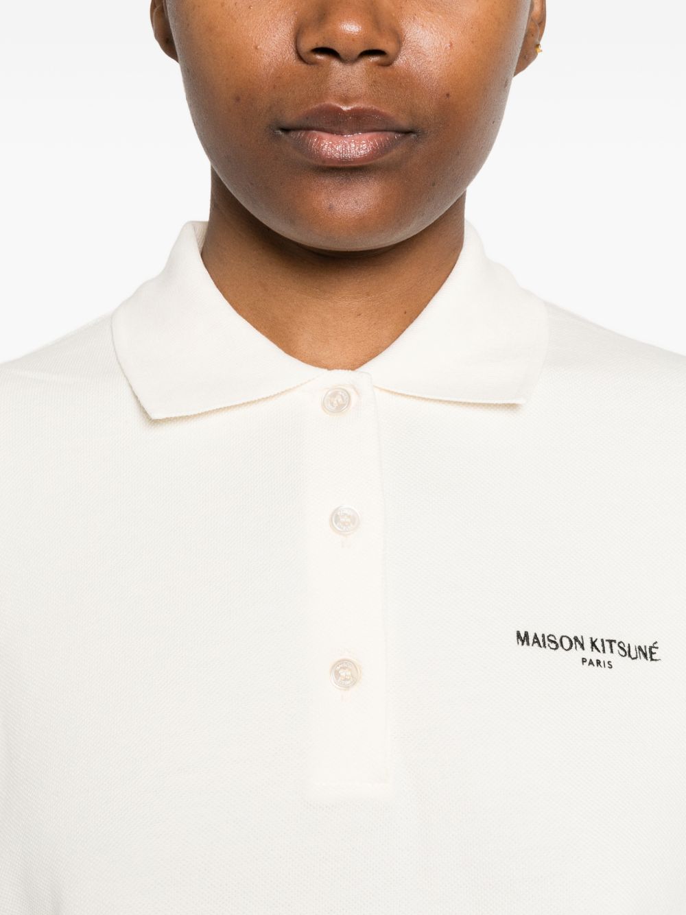 Maison Kitsuné Maison Kitsuné Oversized cotton polo shirt