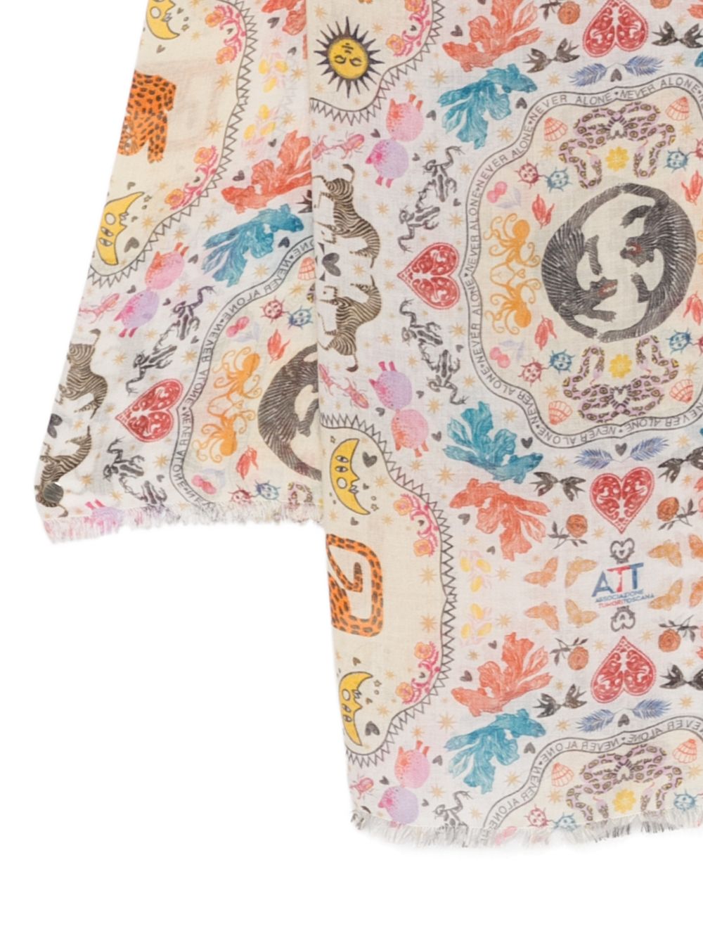 Faliero Sarti Faliero Sarti Poly silk blend stole