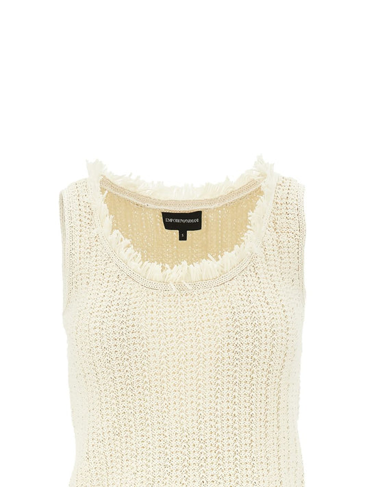 Emporio Armani Cotton blend tank top