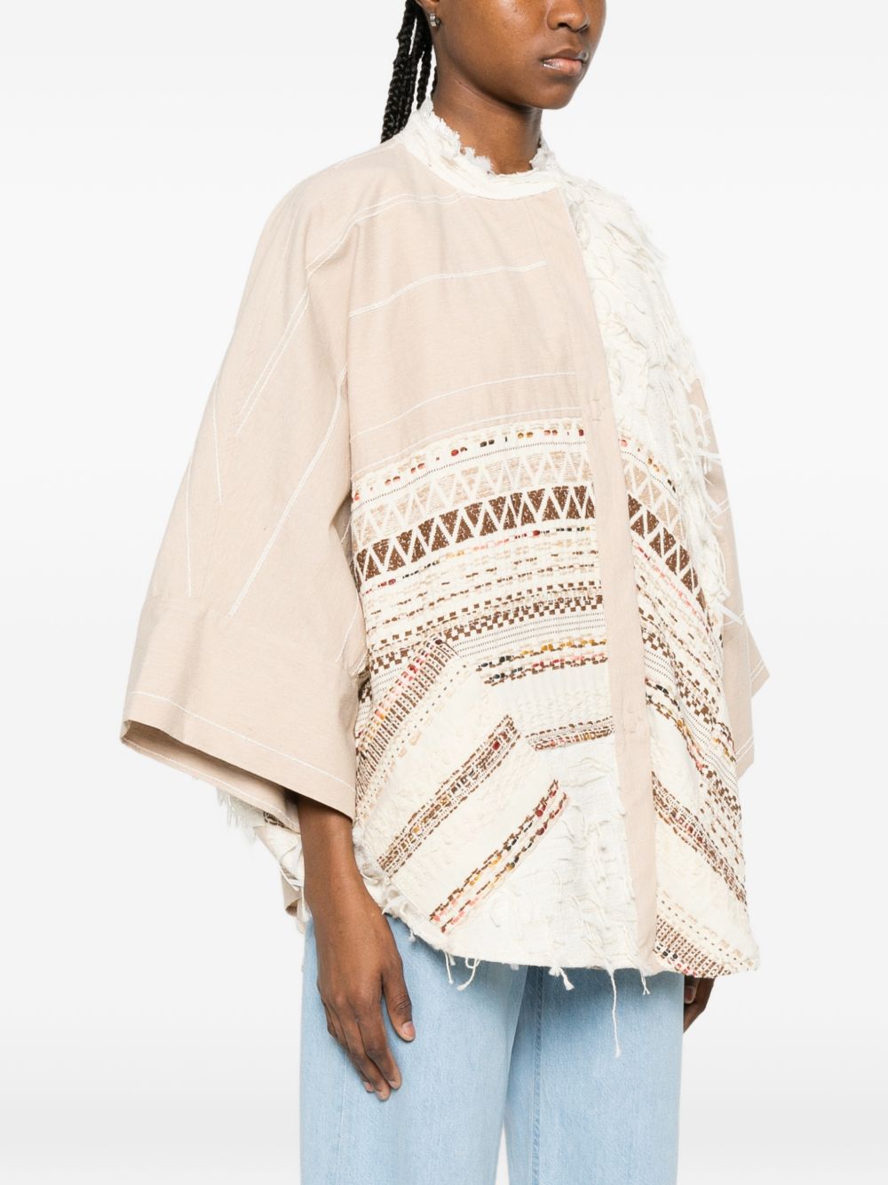 BYE Bye Cotton blend caban coat