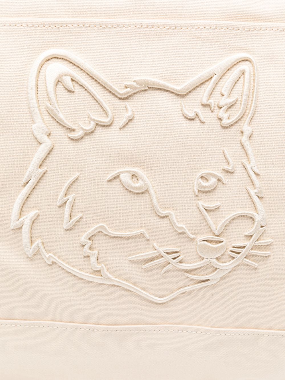 Maison Kitsuné Maison Kitsuné Fox Head Xl Tote