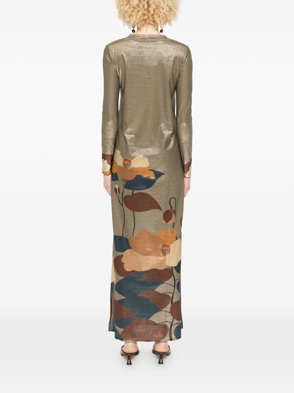 Siyu Siyu V-neck Ninfa kaftan dress