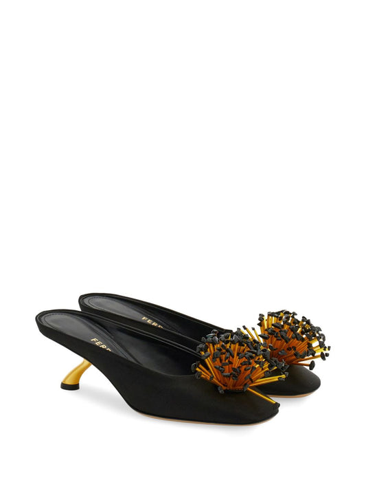 Ferragamo S-Shaped Heel Mule