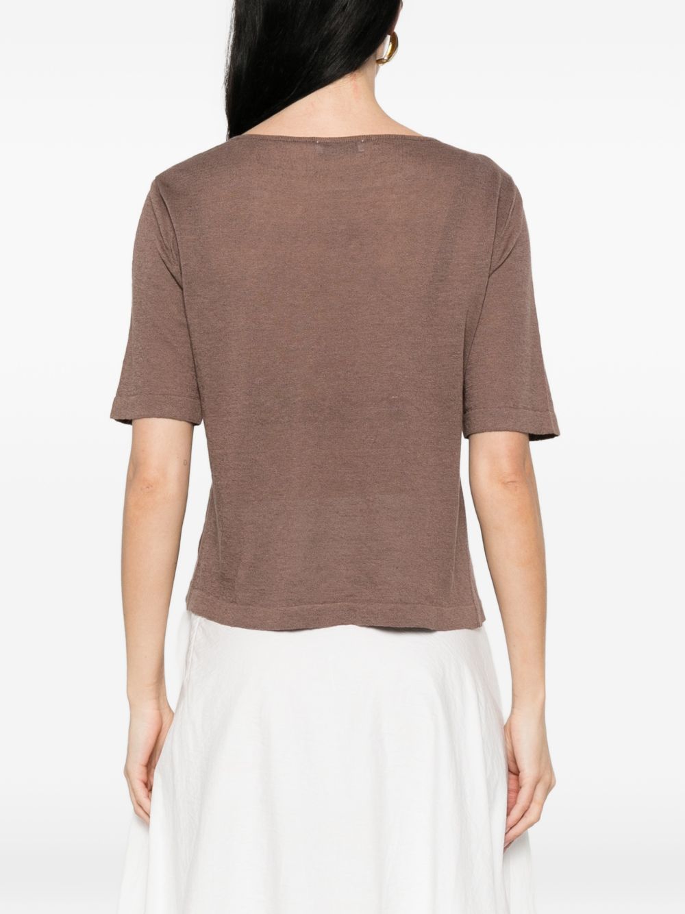 Base Base Linen and cotton blend sweater