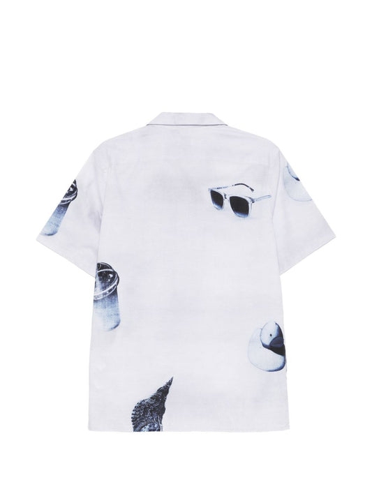 Paul Smith Sunbleached Snaps cotton shirt
