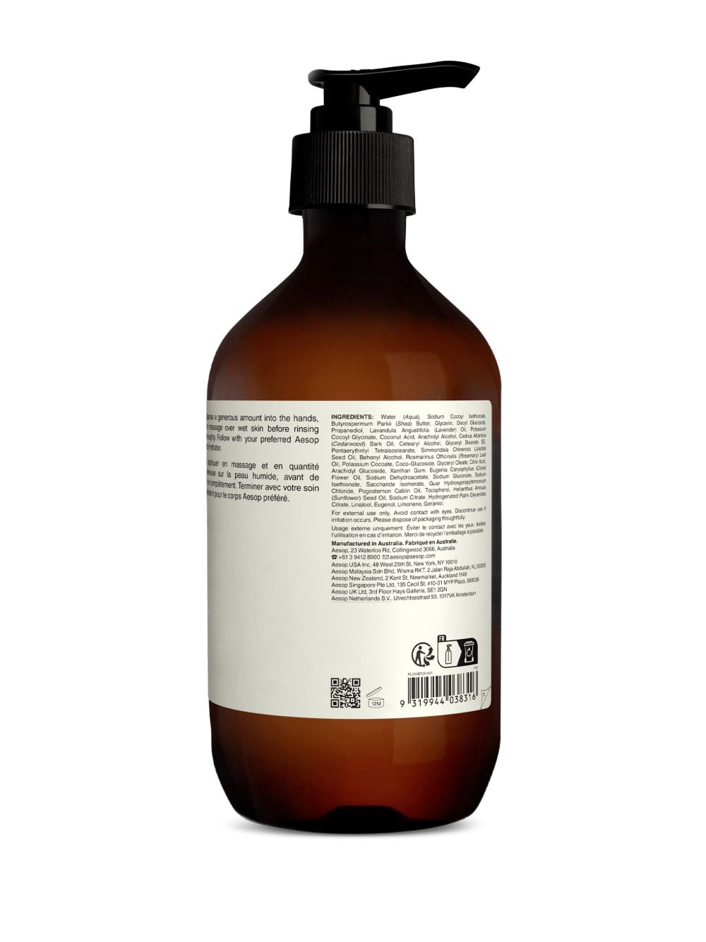 AESOP Aesop Eleos Nourishing body cleanser 500ml