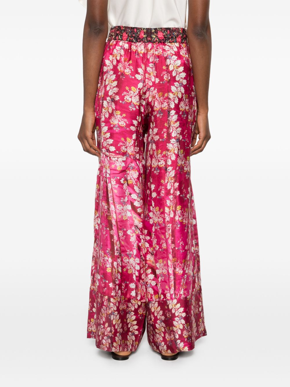 Pierre Louis Mascia Pierre Louis Mascia Printed silk trousers