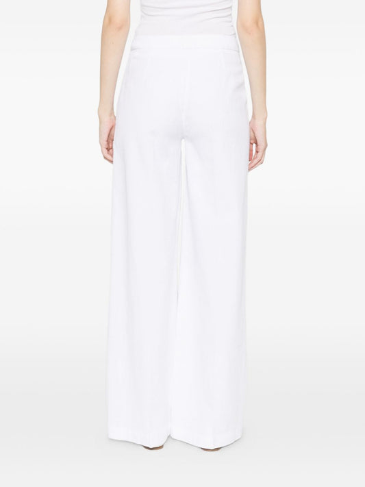 Via Masini 80 Cotton wide-leg trousers