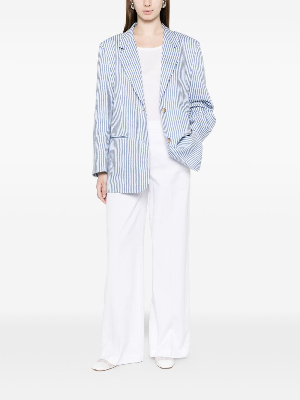 Via Masini 80 Via Masini 80 Cotton wide-leg trousers