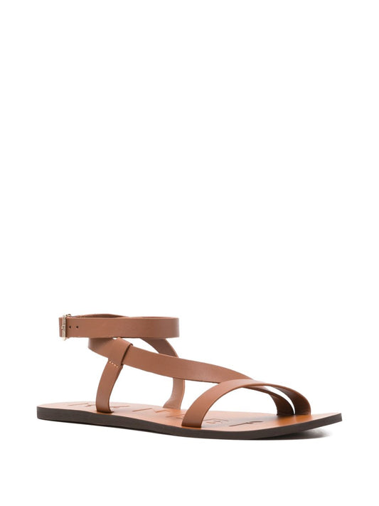 Manebí Manebà Leather gladiator sandals