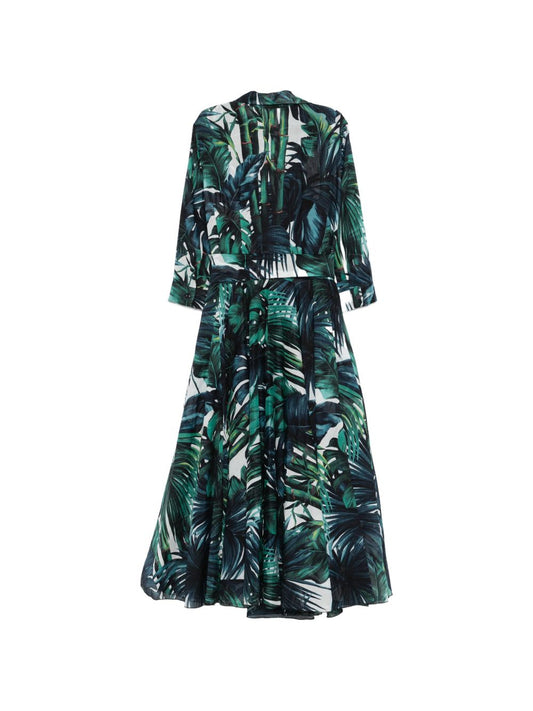 Samantha Sung Aster cotton midi dress