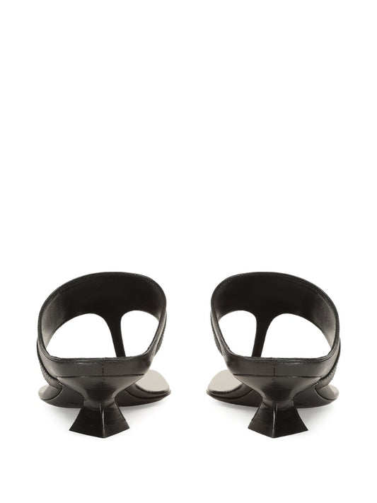 Sergio Rossi Leather thong sandals