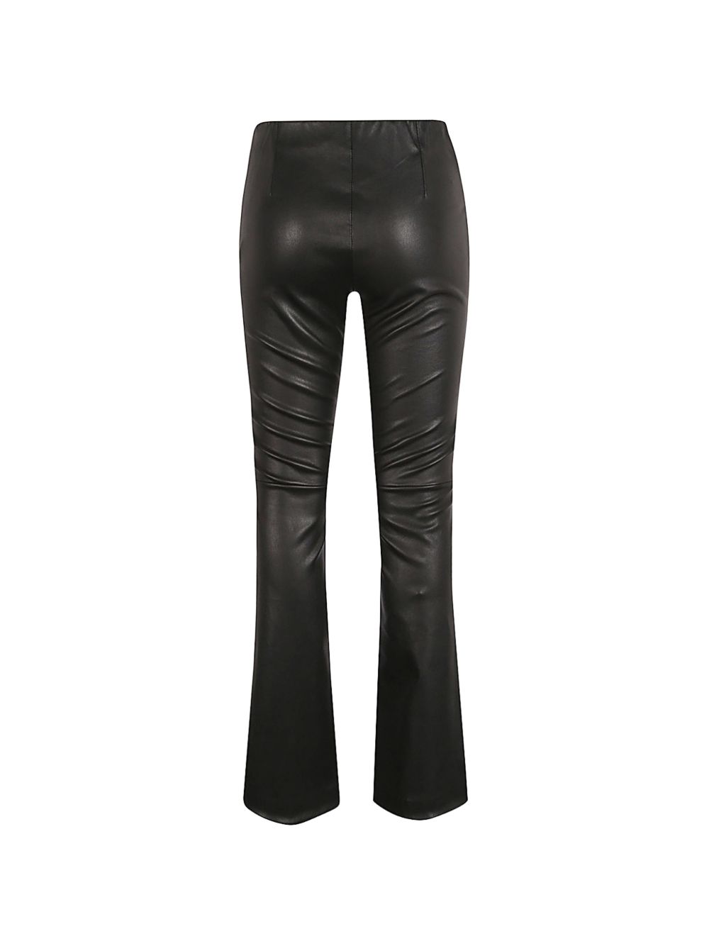 Via Masini 80 Via Masini 80 Leather flared leg trousers