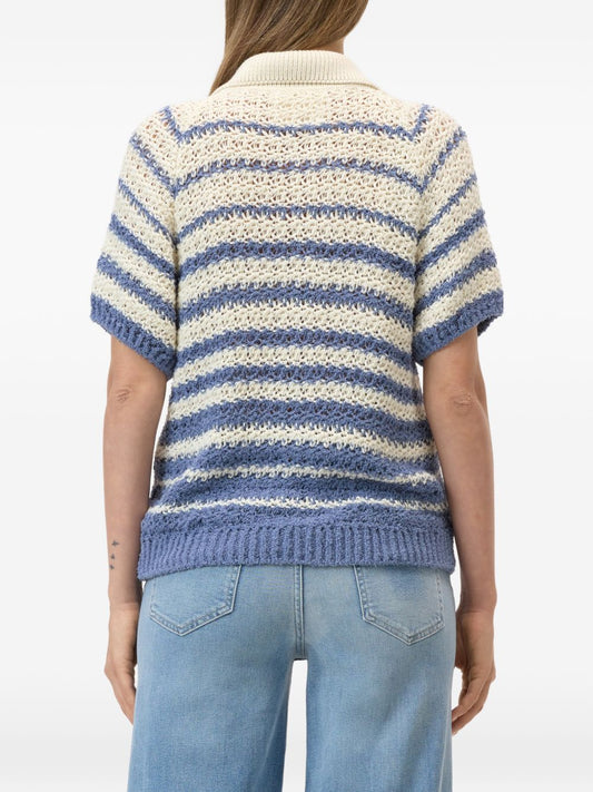 Closed Striped cotton cardigan
