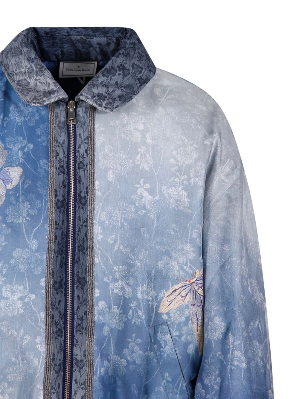 Pierre Louis Mascia Pierre Louis Mascia Printed silk bomber jacket