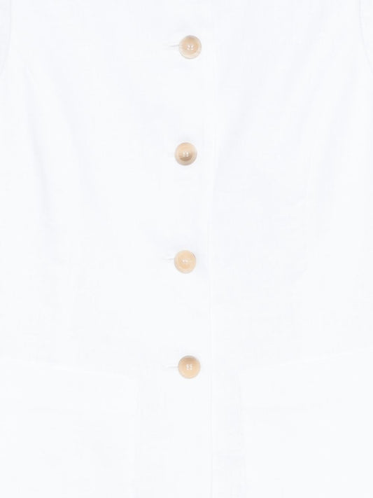 Semicouture Glenna linen vest