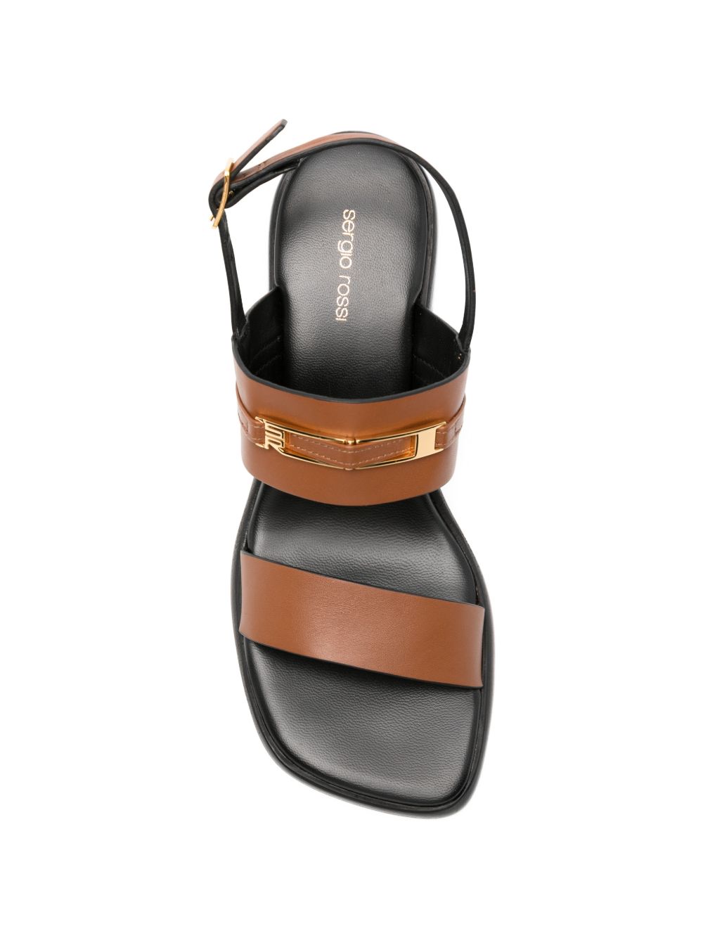 Sergio Rossi Leather heel sandals