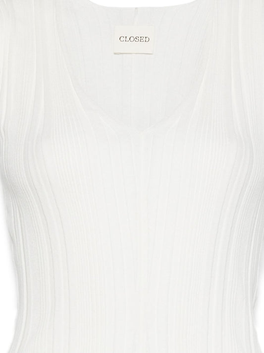 Closed Linen Cotton V-Necked Sweater