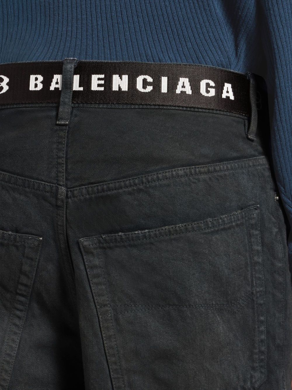 شورت دنيم قطني من Balenciaga