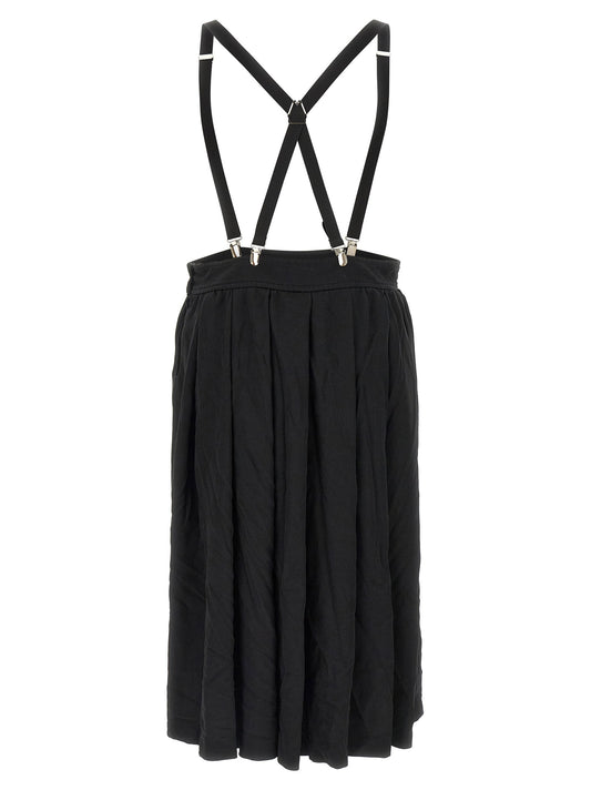 Comme Des Garcons Black Suspender Skirt