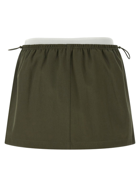 Alexander Wang Double Layer Waist Skirt