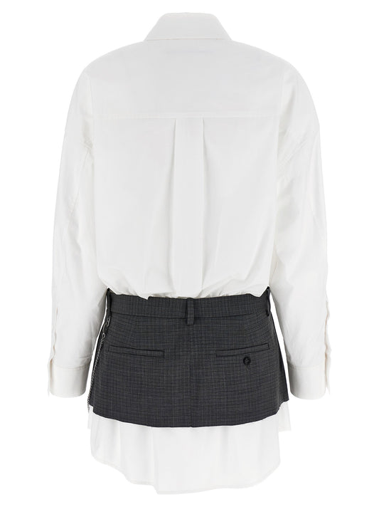 Alexander Wang Pre-styled Shirt Dress W Chain Dress