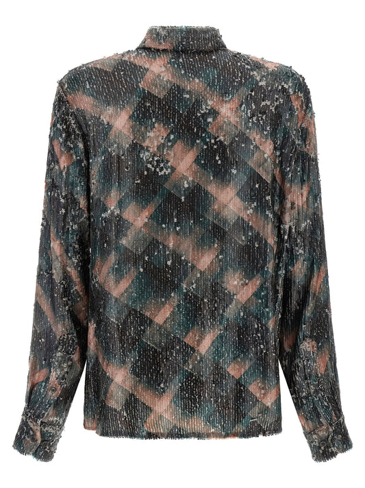 قميص Dries Van Noten Chowy مطرز