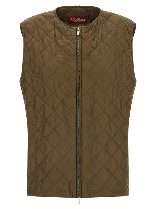 معطف Mstdisco مبطن من Max Mara Studio