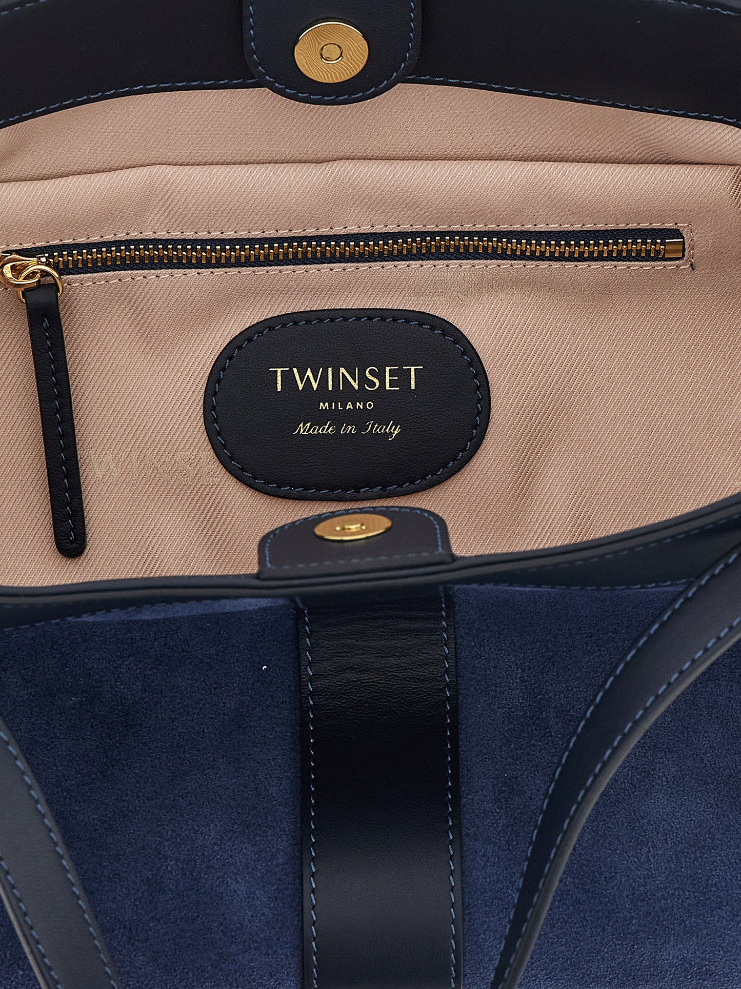 Twin Set Twin Set Suede Shoulder Bag