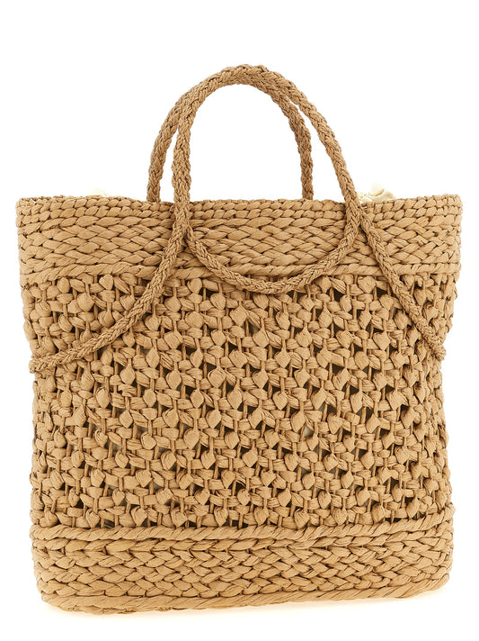 Twin Set Twin Set Straw Shopping Bag