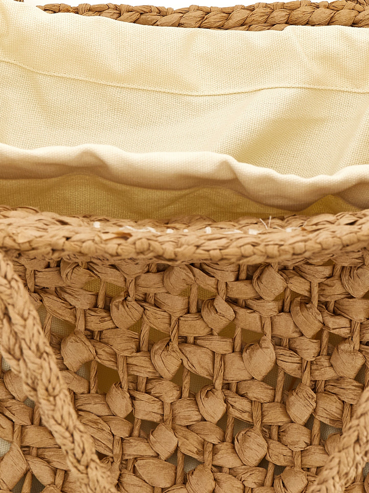 Twin Set Twin Set Straw Shopping Bag