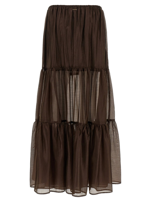 Twin Set Flounces Skirt