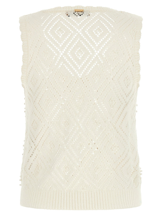 Twin Set Pearl Top