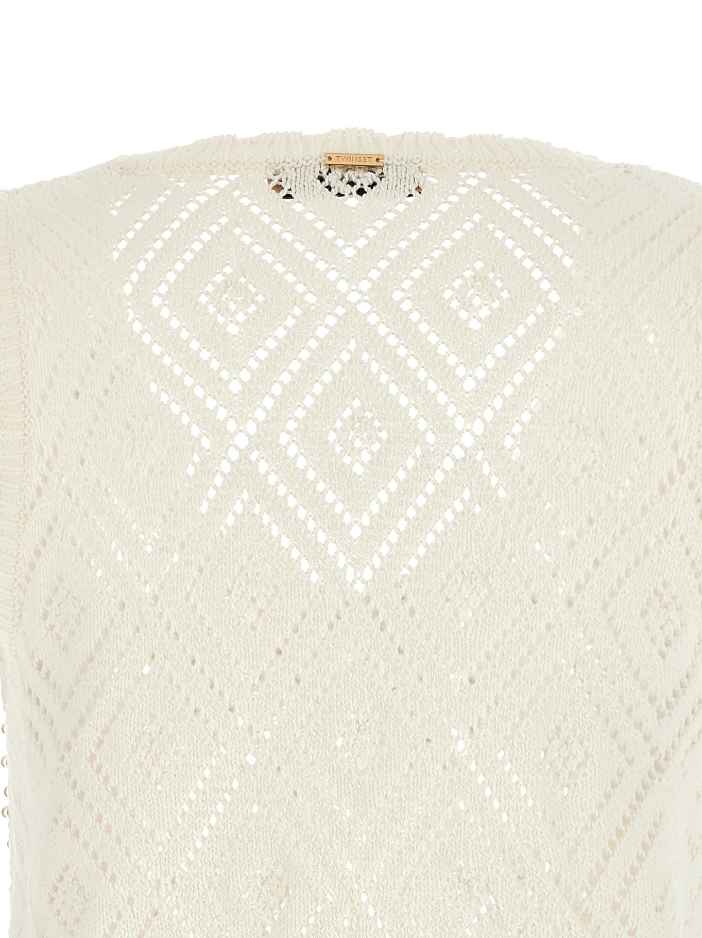 Twin Set Twin Set Pearl Top
