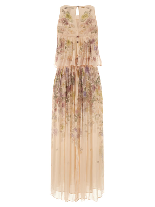 Twin Set Twin Set Floral Ruffle Dress