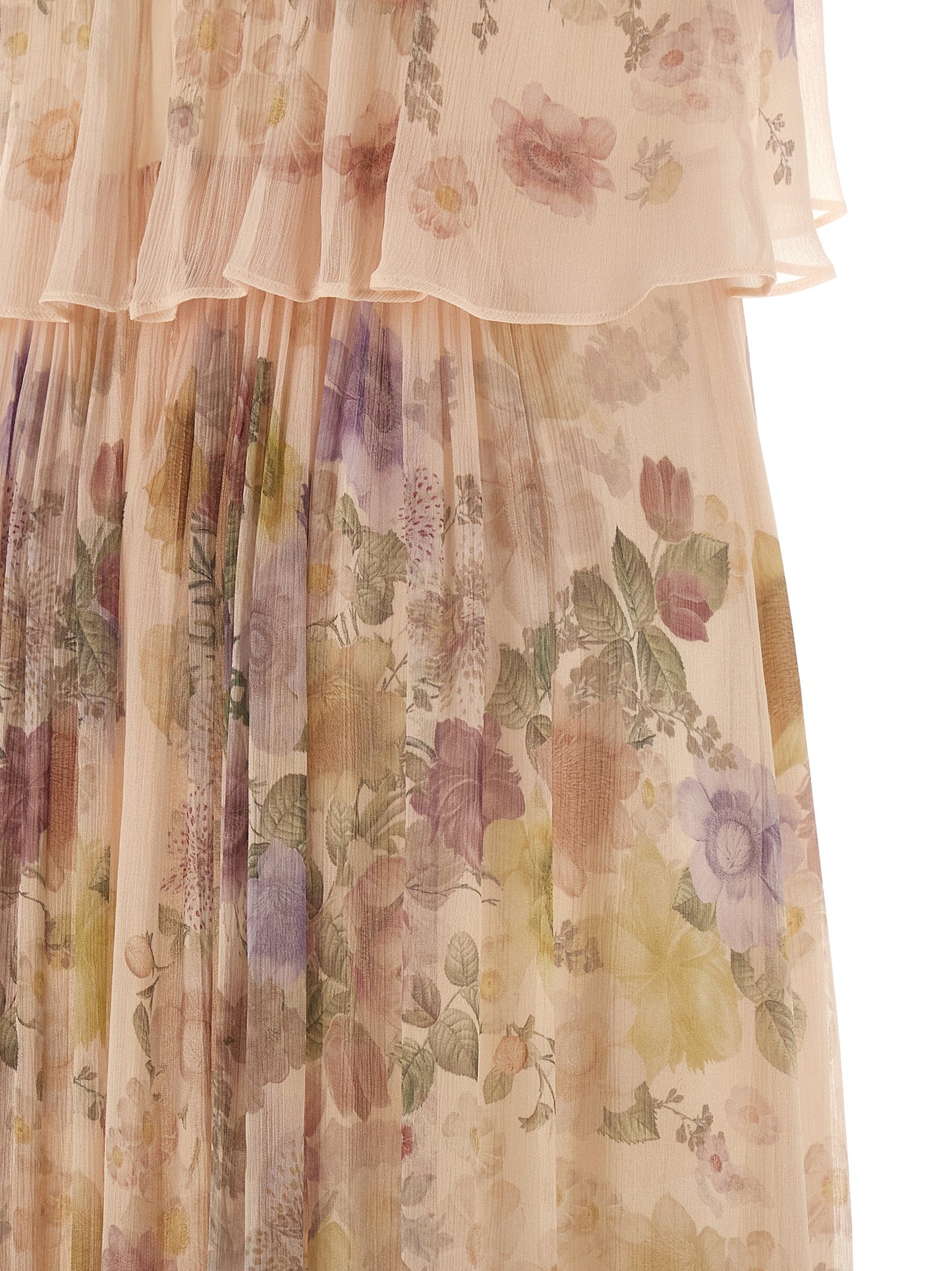 Twin Set Twin Set Floral Ruffle Dress
