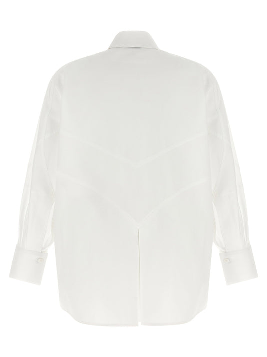 The Attico Shaped Hem Shirt