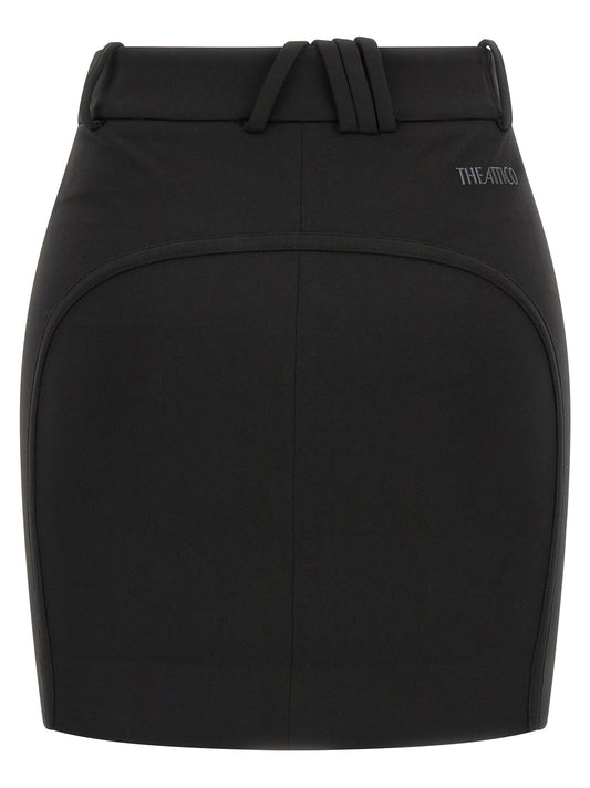 The Attico Metal Plate Skirt