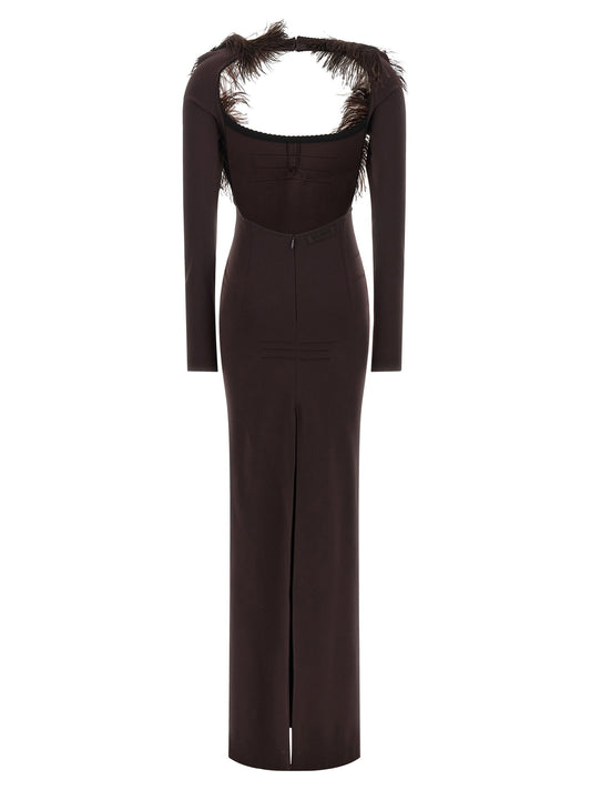 The Attico Feather Dress