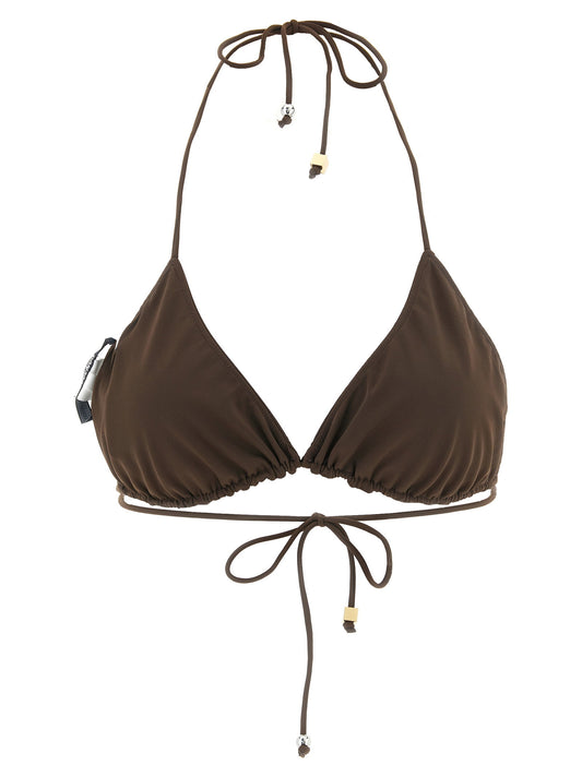 Jacquemus Le Haut De Plage Triangle Bikini Top