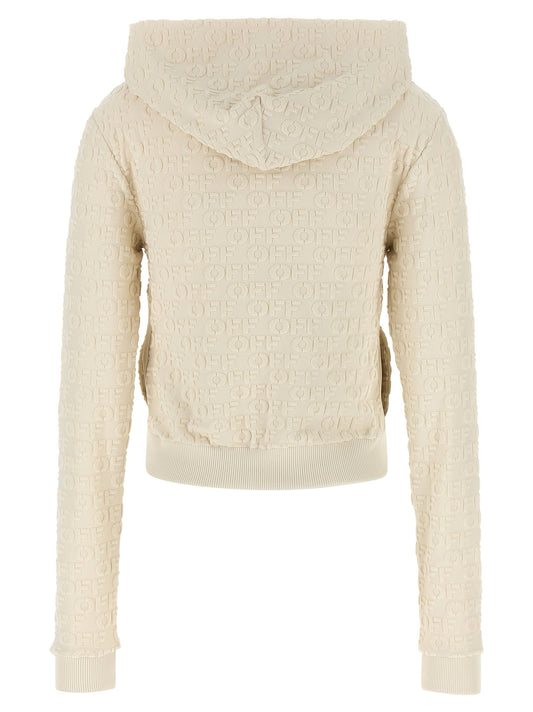 Off White Terry Off Sweatshirt