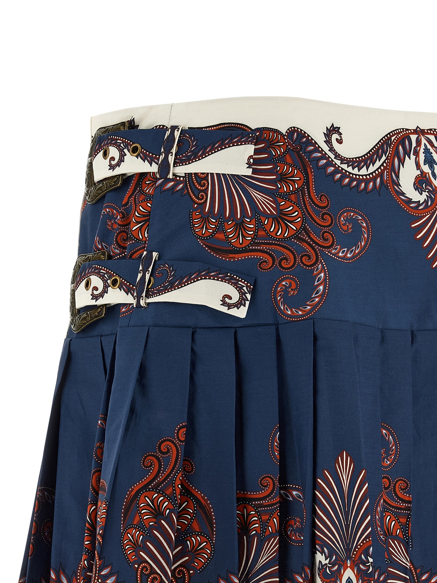 Farm Rio Farm Rio Blue Arabesque Skirt