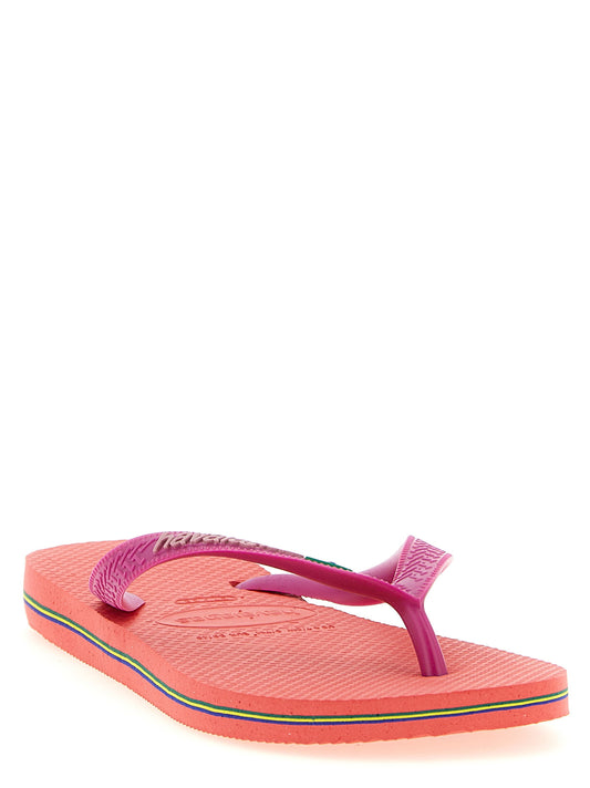 صنادل Havaianas Brasil بشعار الماركة