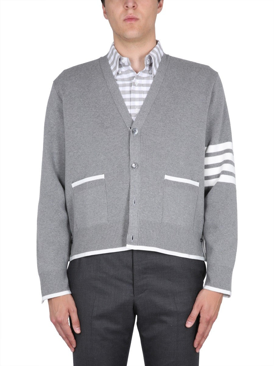 4BAR STRIPE CARDIGAN